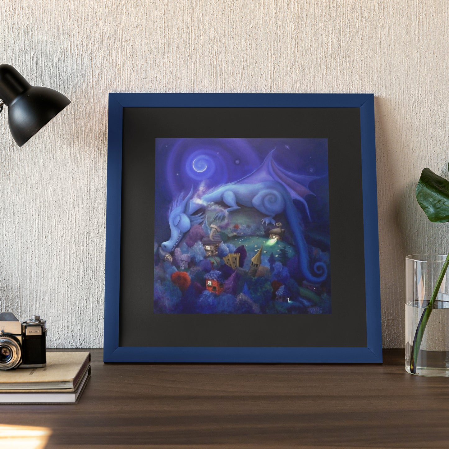 Product mockup sitting on table