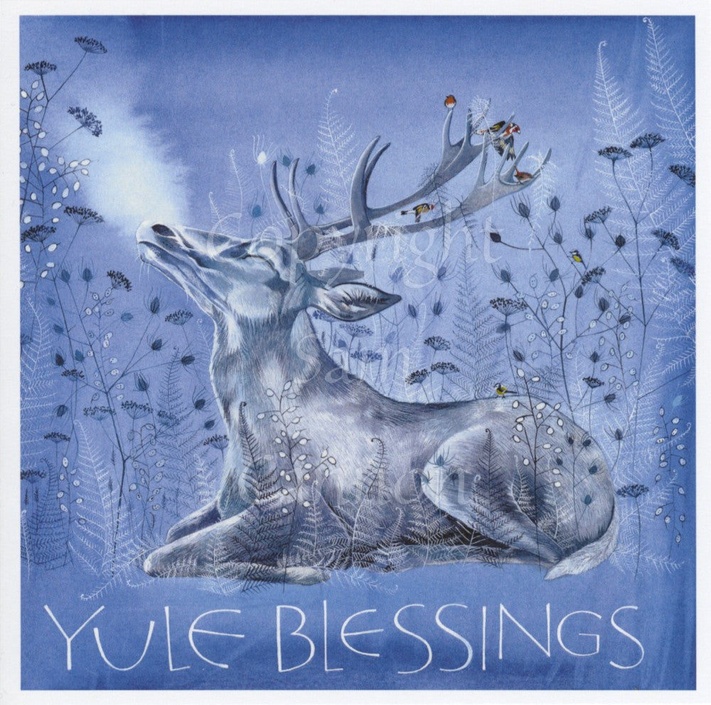 More irresistible cards from Sam Cannon, including some beautiful Yule designs