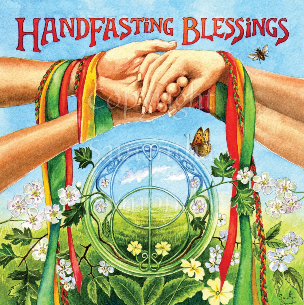 New handfasting card by Samatha Symonds :)