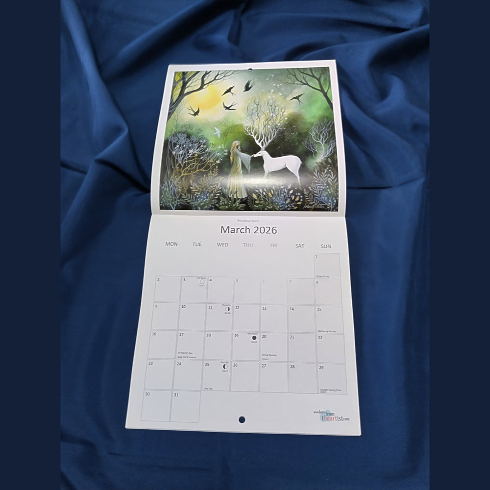 Amanda Clark's Pagan and Wildlife 2026 Calendar
