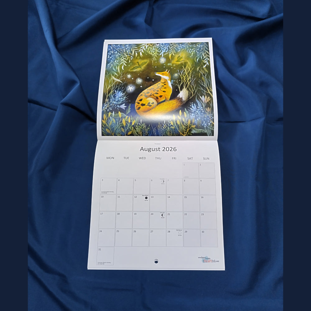 Amanda Clark's Pagan and Wildlife 2026 Calendar