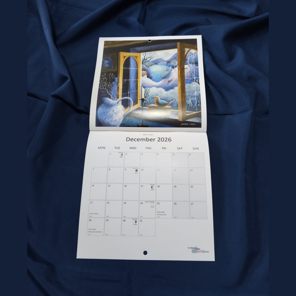 Amanda Clark's Pagan and Wildlife 2026 Calendar