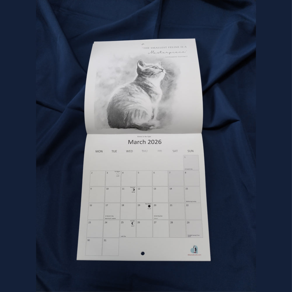 Marie Brown's Cats 2026 Calendar