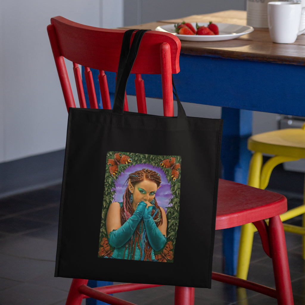 Mockup of bag on chair