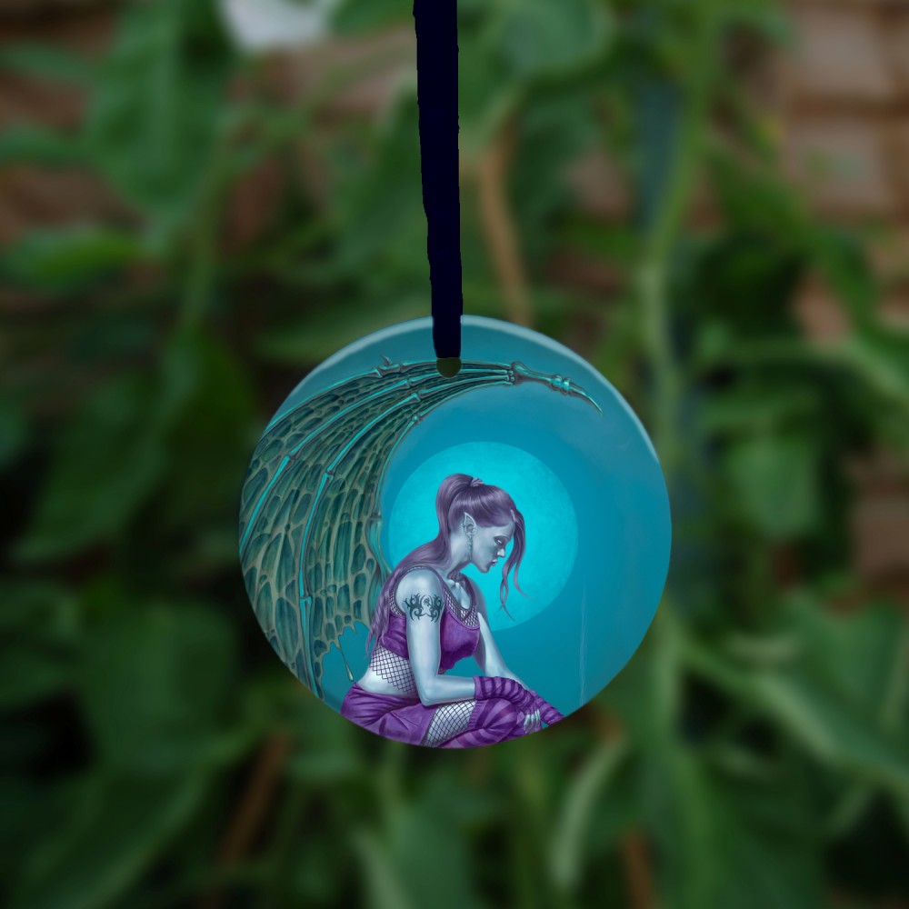 Ceramic Ornament - Succubus Moon