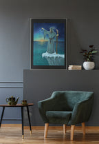 Mockup of print on wall