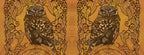 The wrap image of the mug. The owl is shown on each side of the mug. One owl is reversed, so they appear back-to-back.