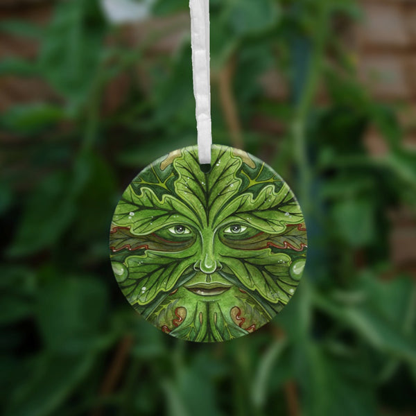 Ceramic Ornament - Green Man