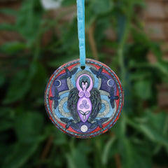 Ceramic Ornament - Morrighan Mandala