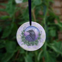 Ceramic Ornament - The Raven