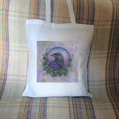 Cotton Tote Bag - The Raven