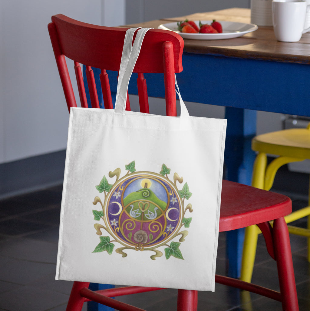 Mockup of bag on chair