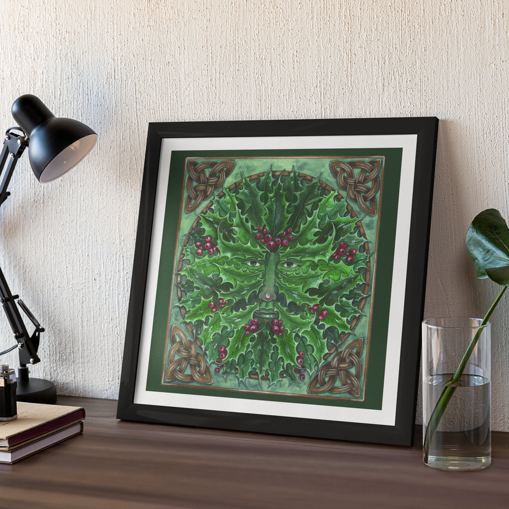 Mockup of print on table