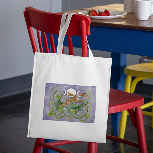 Mockup of bag on chair