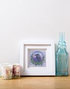 Mockup of print on shelf