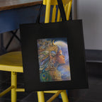 Mockup of bag on chair