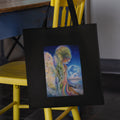 Mockup of bag on chair