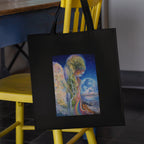 Mockup of bag on chair
