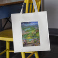 Mockup of bag on chair