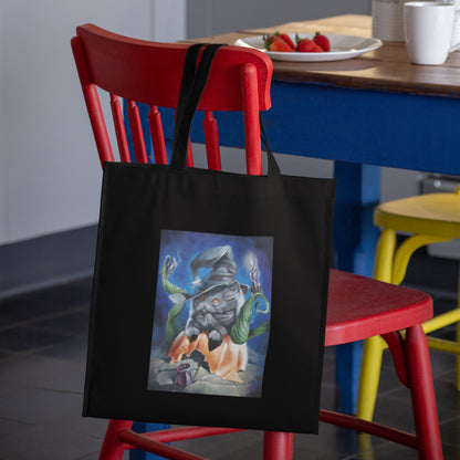 Mockup of bag on chair