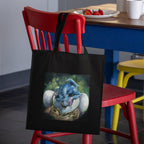 Mockup of bag on chair
