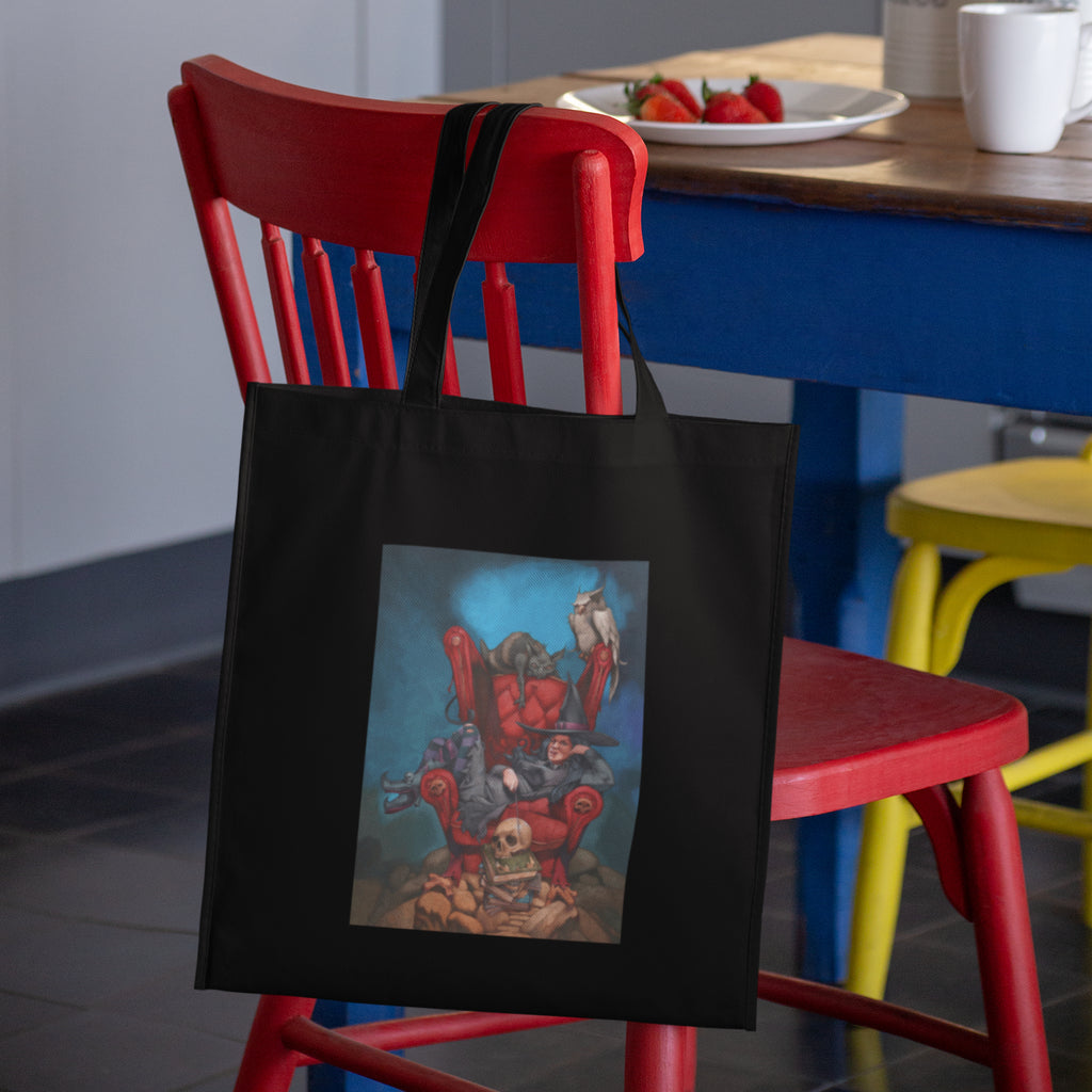 Mockup of bag on chair