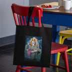 Mockup of bag on chair