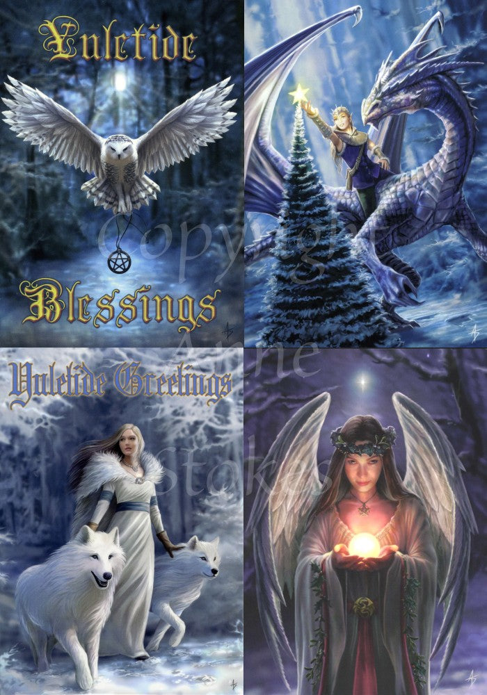 Anne Stokes Yule Collection (4-pack)