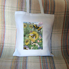 Cotton Tote Bag - Bee