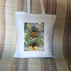 Cotton Tote Bag - Fox Spirit of Dartmoor