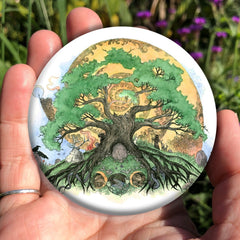 Pocket Mirror - Solstice Oak