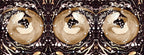 The wrap design of the mug. The image is repeated three times around the mug.
