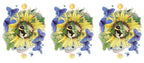 Wrap design of mug. The design is repeated three times around the mug.
