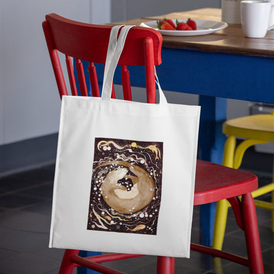 Mockup of bag on chair