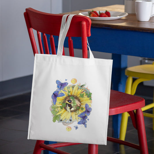 Mockup of bag on chair