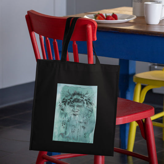 Mockup of bag on chair