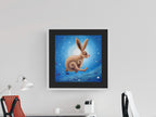 Mockup of print on wall