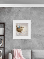 Product mockup on wall
