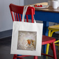 Mockup of bag on chair