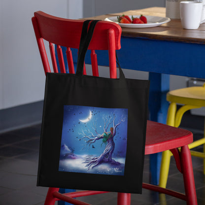 Mockup of bag on chair