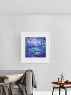 Product mockup on wall
