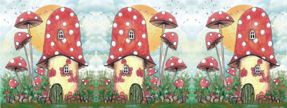 Wrap image of the mug. The design is repeated twice around the mug.