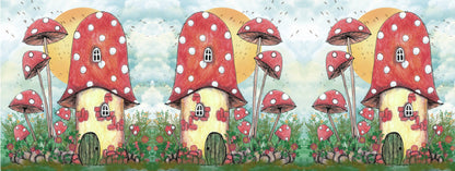 Wrap image of the mug. The design is repeated twice around the mug.