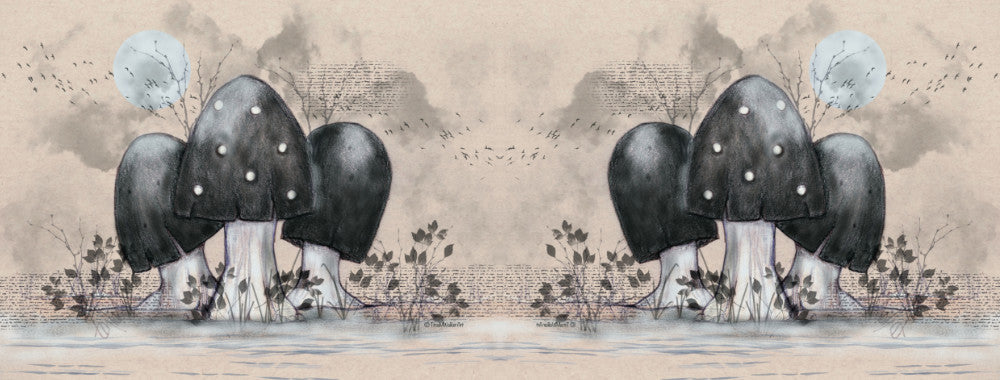 Wrap image of the mug. The design is repeated once around the mug.