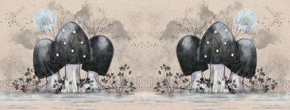 Wrap image of the mug. The design is repeated once around the mug.