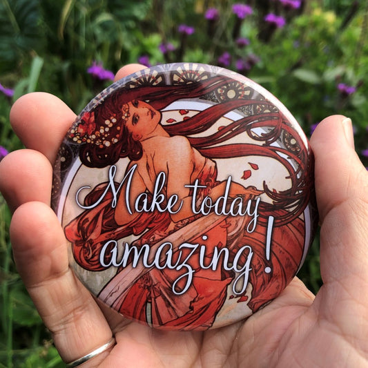 Pocket Mirror - Make Today Amazing!