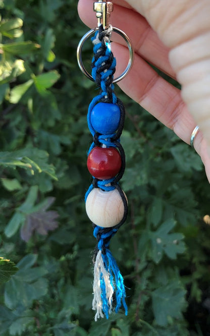 Handcrafted Beaded Keyring