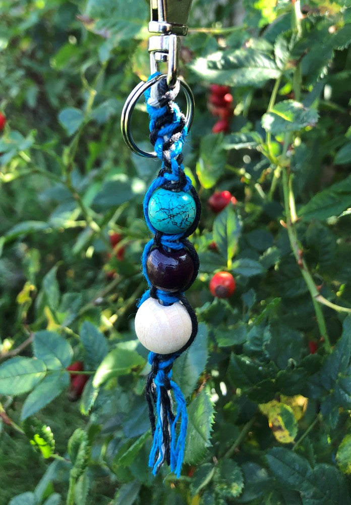 Handcrafted Beaded Keyring