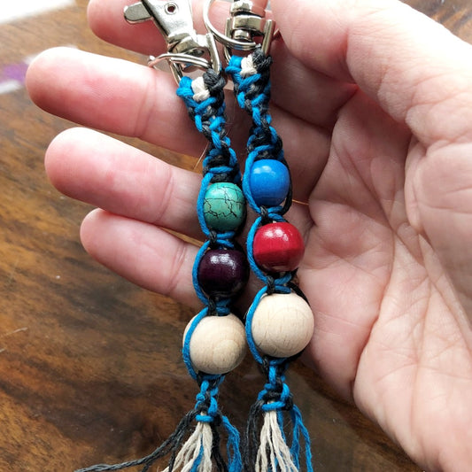 Handcrafted Beaded Keyring