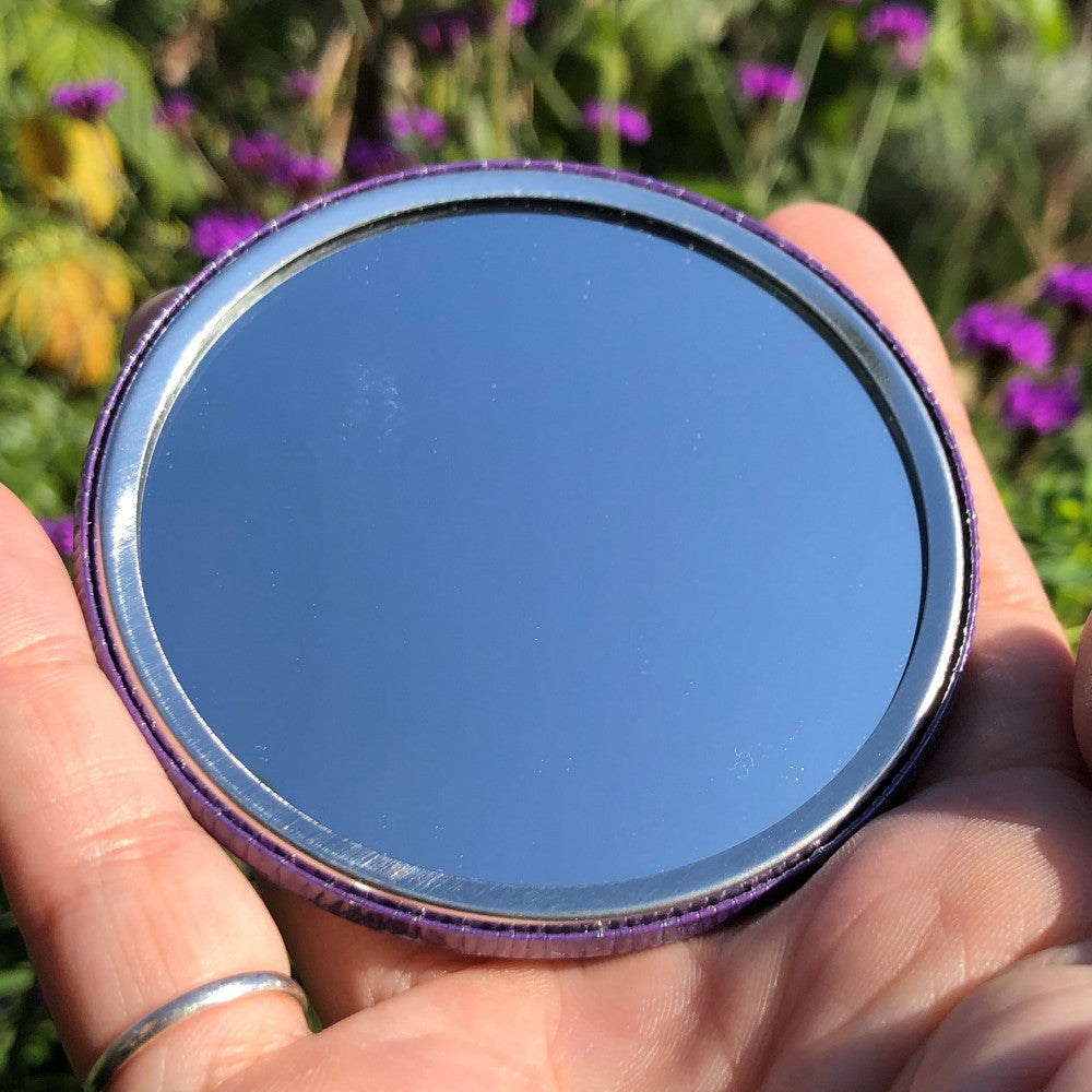 Celtic Pocket Mirror - Four Men, Four Birds
